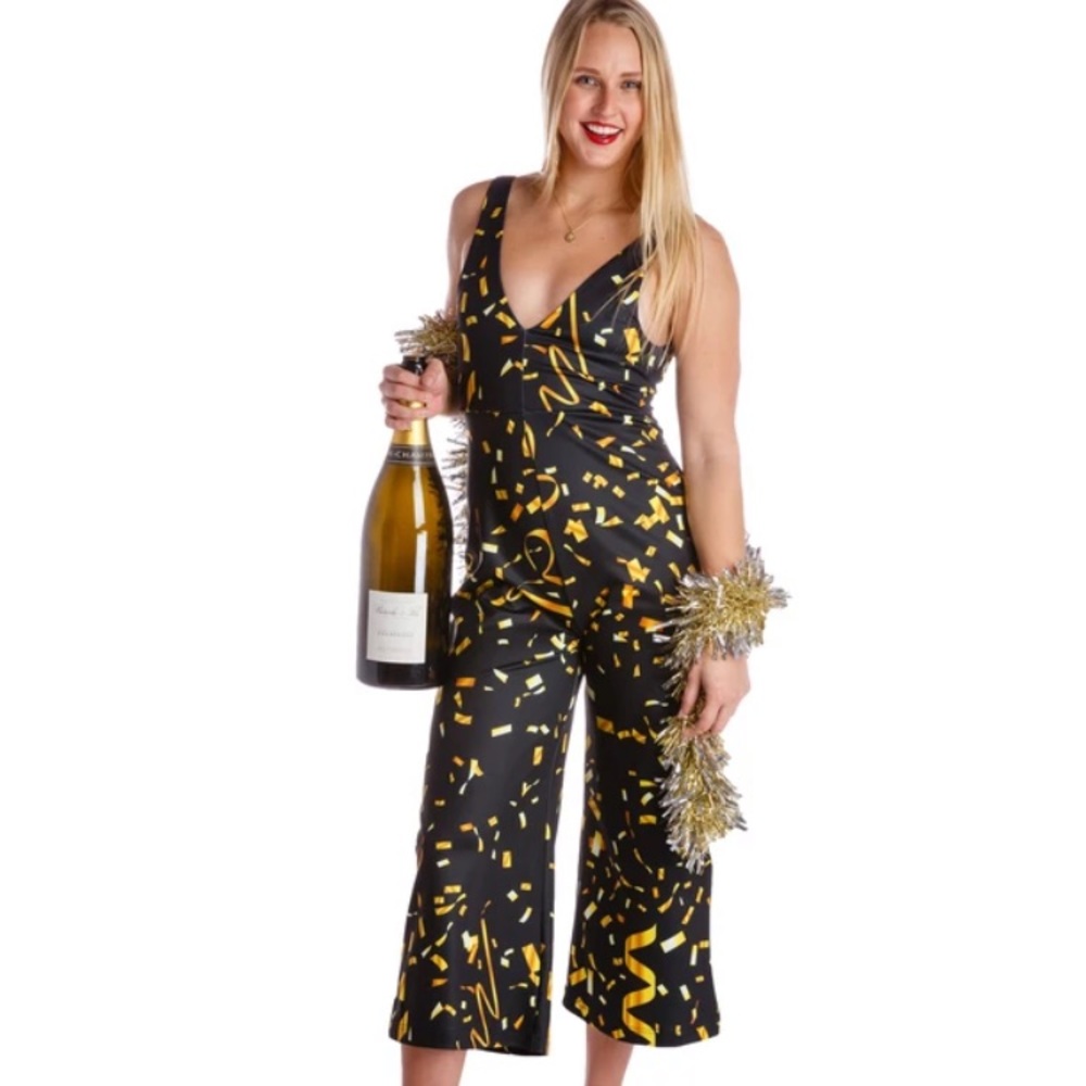 Shinesty Gold Confetti Jumpsuit